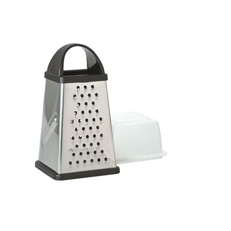 avanti stainless steel 4 sided box grater|Avanti 4 Sided Box Grater with Storage Box — Home .